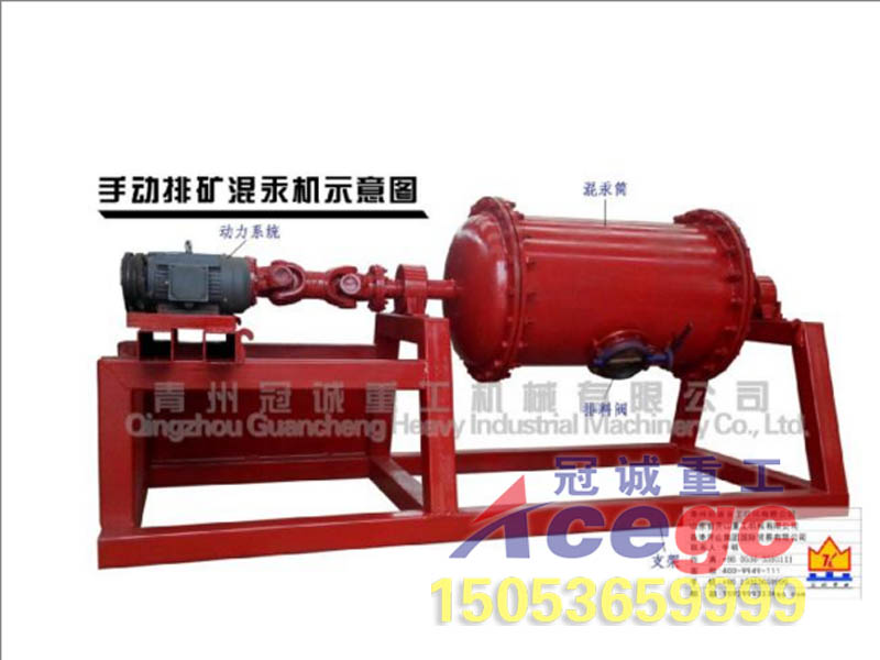 手動(dòng)排礦混汞機(jī)